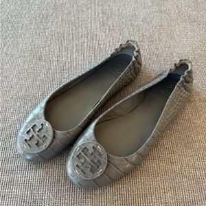 Tory Burch Gray Women's Flats